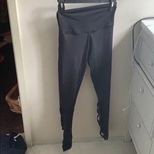 DYI strap leggings black